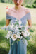 Blue Grey Cheap Long Tulle Mismatched Convertible Pretty Modest Mismatched Fairy Bridesmaid Dresses, Custom Cheap Bridesmaid dresses, WG250 - SposaBridal