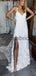 Charming Lace A-line Fashion Spaghetti Straps Wedding Dresses, Bridals Dresses WD0431