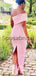 Charming Pink Mermaid Popular Long Bridesmaid Dresses WG875