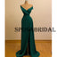 Charming V-Neck Green Mermaid Evening Prom Dresses PD2366