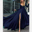 Charming Cheap Burgundy Long-sleeve Simple Long Prom Dresses, PD0948