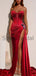 Charming Mermaid Sweetheart Unique Modest High Elegant Slit Prom Dresses PD1945