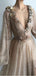Charming Sexy V-neck Unique Design Formal Sparkly Modest Long Prom Dresses, Evening Dresses PD1563