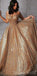 Charming Spaghetti Straps Sequin Sparkly Modest Simple Popular Unique Long Prom Dresses, PD1272