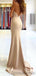 Cheap Spaghetti Straps Mermaid Long Prom Dresses PD2367