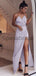 Cheap Lavender Spaghetti Straps Simple V-Neck Best Sale Modest Prom Dresses, Evening dresses PD1855