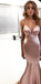 Cheap Spaghetti Straps Mermaid Simple Modest Sexy Prom Dresses, Evening dresses,PD1031