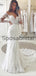 Country Lace Mermaid Long Sleeves Elegant Wedding Dresses WD0448