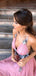 Custom Pink Elegant Pretty Unique Modest Long Prom Dresses, party dresses,PD1428