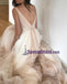 V Neck Simple Soft Fashion New Unique Fashion Handmade High Quality Prom Dresses,  PD0661
