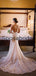 Full Lace V-Neck Mermaid Beach Vintage Long Wedding Dresses WD0545