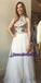 Gorgeous Two Piece White Pink Most Popular Long Prom Dresses, Best Sale dress for party, PD0759