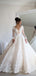 Long Sleeves Elegant Beautiful Mermaid Princess Romantic Wedding Dresses,Ball Gown, WD0356