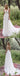 Long Lace V-Neck Vintage Country Beach Simple Soft Wedding Dresses  WD0302
