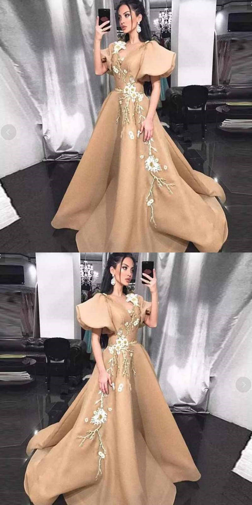 Long New Arrival Unique Design A-line Prom Dresses, Party Queen Dress, PD0355
