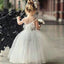 Lovely Cute Lace Pretty Flower Girl Dresses with bow, Fashion Little Girl Dresses, FG104