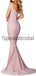 Mermaid Pink Hot Sale Formal Long Bridesmaid Dresses WG833