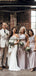 Mermaid Elegant Simple Unique Country Long Bridesmaid Dresses  WG632