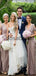Mismatched Jersey Elegant Beach Long Bridesmaid Dresses WG820