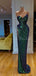Mismatched Green Sequin Sparkly Shinning Cheap Modest Long Prom Dresses PD1429