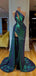 Mismatched Green Sequin Sparkly Shinning Cheap Modest Long Prom Dresses PD1429
