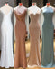 Mismatched  Sexy Spaghetti Straps Simple Cheap Long Modest Prom Dresses, PD0830