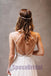 Spaghetti Straps Simple Tulle and Lace Cheap Zipper back  Wedding Dresses, beach wedding dresses,  PD0561