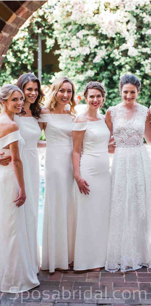Off the Shoulder Mermaid Unique Design New Arrival Elegant Formal Bridesmaid Dresses, WG553