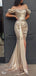 Off the Shoulder Newest Unique Fashion Mermaid Sexy Elegant Long Prom Dresses PD1642