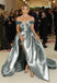 Charming Colorful Shiny Off Shoulder Ball Gown Fashion Prom Dresses, PD3508