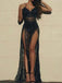 See-through Sexy Mermaid Sparkly Unique Prom Dresses, Party Dress, Evening Dresses, PD0495