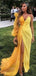 Sexy V-neck Unique Formal Single Multiple Colors Sleeve Long Prom Dresses PD1652