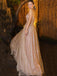 A-line Stunning Sequin Custom Made Party Long Prom Dresses PD2297