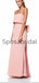 Pink Mermaid Unique Elegant Long Bridesmaid Dresses WG888