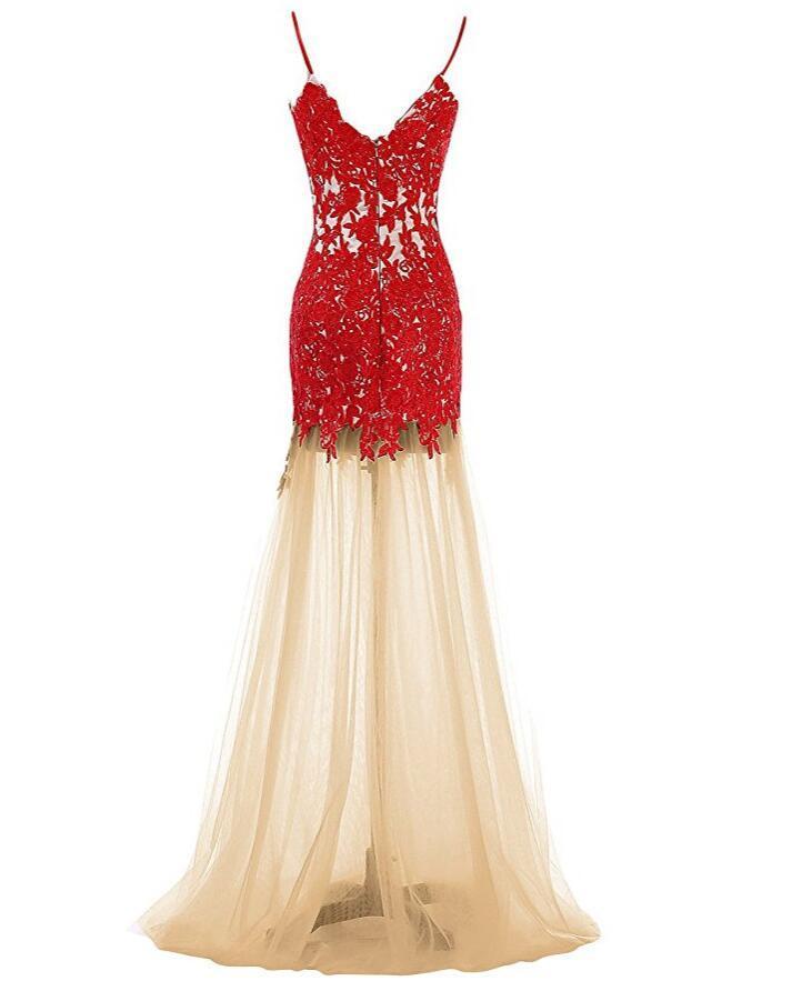 long black red blue formal elegant unique evening dress Prom Dress, Party gown, PD0323