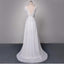 Long Lace Chiffon Elegant Pretty Most Popular Custom Wedding Dress, WD0091