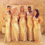 2019 Charming  Most popular mermaid short sleeves sequin long Bridesmaid Dresses, WG04 - SposaBridal