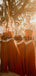 Red Unique Design Straps Long Simple Bridesmaid Dresses WG825