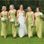 Sage Green Mismatched Boho A-line Flowy Long Bridesmaid Dresses, BD3116