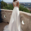 Sexy Boho Lace Top Side-slit Cheap A-line Long Beach Wedding Dress, PD0046