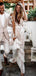 Sexy Unique Open Back Beaded Mermaid Lace Beach Vintage Wedding Dresses, WD0529