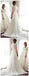 Sexy See Through Cap Sleeve A-line Chiffon Beach Wedding Dresses Online, WD352