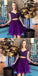 Sexy Two Pieces Cap Sleeves Cheap Short Homecoming Dresses Online, CM529