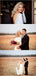 Simple Long Sleeves Modest Country Beach Long Wedding Dresses, WD0555