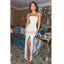 Simple Cheap Side Slit Soft Satin Formal Mermaid Modest Long Prom Dresses PD1654