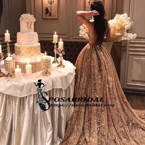 Sleeveless Long Shinning Sparkly New Arrival Unique Prom Dresses, party gown, evening dress, PD0786