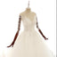 Sleeveless V Neck Tulle Beautiful Wedding Dresses, White Ivory Lace Up Back Bridal Gown, 2018 Spring Summer Bridal Wedding dress, WD0286