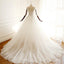 Sleeveless V Neck Tulle Beautiful Wedding Dresses, White Ivory Lace Up Back Bridal Gown, 2018 Spring Summer Bridal Wedding dress, WD0286