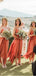 Spagetti Straps Simple Cheap Unique Deisgn Popular Bridesmaid Dresses WG669