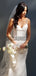 Spaghetti Straps Dream Beach Simple Wedding Dresses WD0521